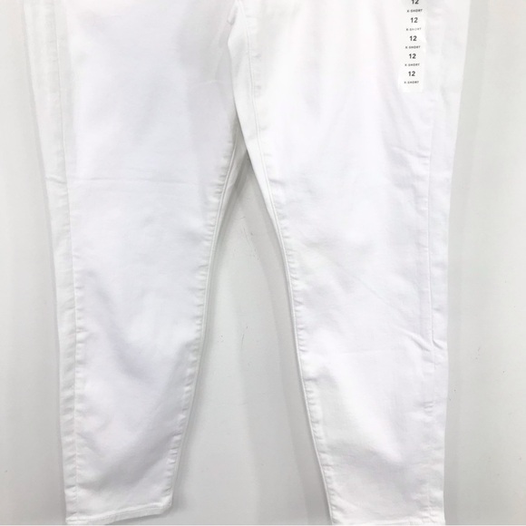 American Eagle Next Level Stretch White Super High Rise Cotton Denim Jegging NEW - Picture 9 of 16